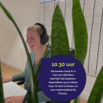 Werkdag: in je schrijfbubbel